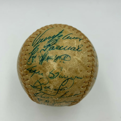 1954 Cuba Winter League Negro League Legends Signed Game Used Baseball JSA COA