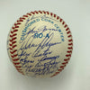 1961 New York Yankees World Series Champs Team Signed Baseball Mickey Mantle JSA