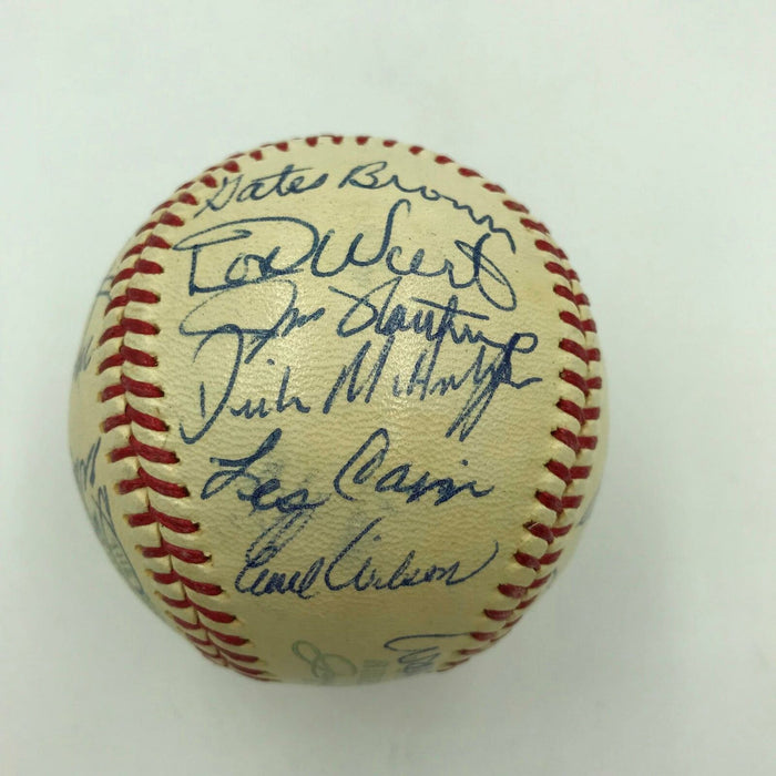 Mint 1968 Detroit Tigers World Series Champs Team Signed Baseball JSA COA