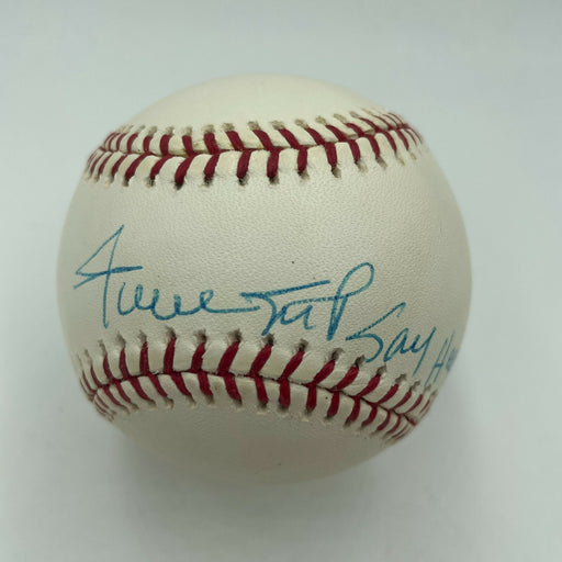 Willie Mays "Say Hey Kid" Signed Inscribed NL Baseball JSA COA Mint Signature