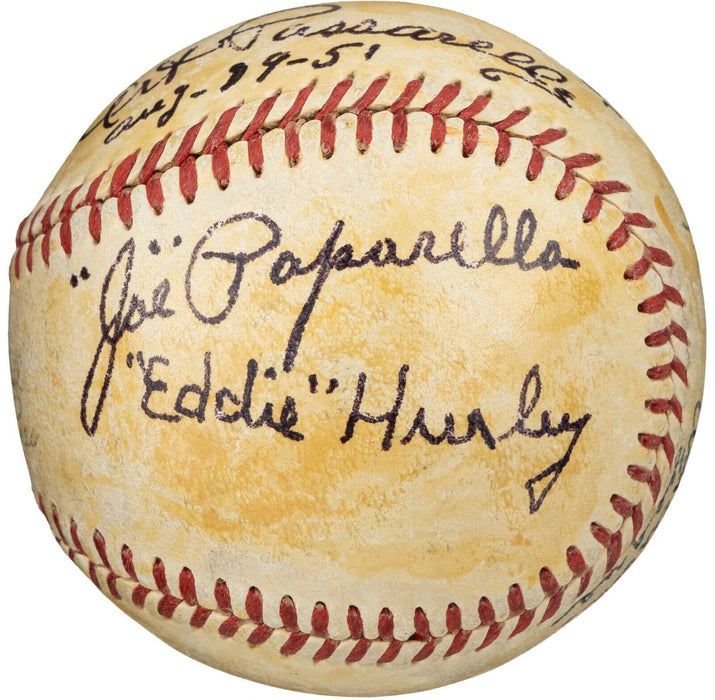 Eddie Gaedel August 19, 1951 At Bat Umpires Signed Game Used Baseball Beckett