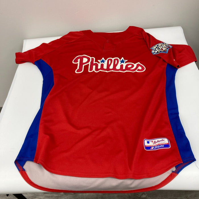 Chad Durbin 2009 Philadelphia Phillies Game Used World Series Majestic Jersey
