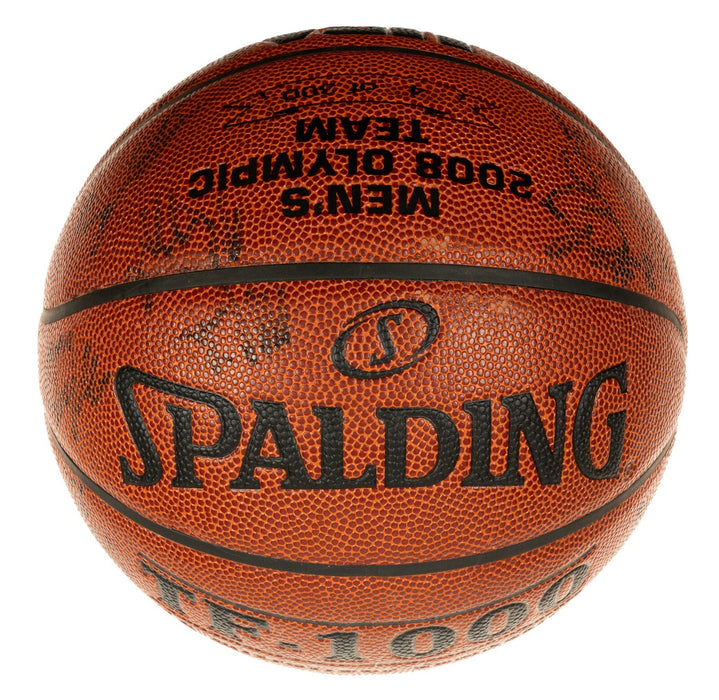 2008 Team USA Redeem Team Signed Basketball Kobe Bryant 17 Sigs Olympics PSA DNA