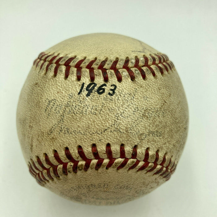 President John F. Kennedy & Jackie Kennedy Signed Baseball JFK PSA DNA & JSA COA