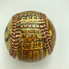 Beautiful Warren Spahn Hand Painted George Sosnak Folk Art Signed Baseball
