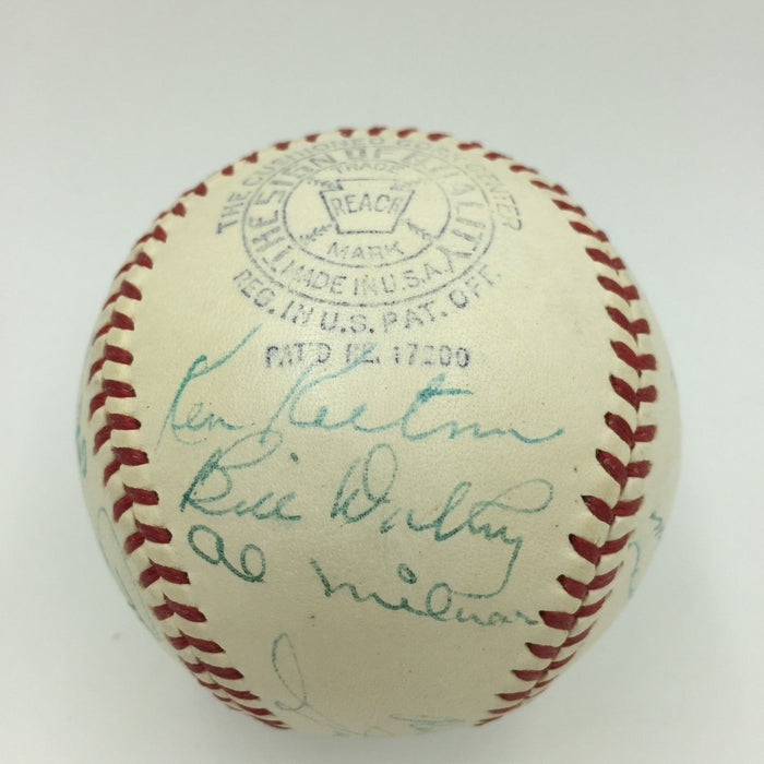 The Finest 1940 All Star Game Team Signed Baseball Jimmie Foxx Joe DiMaggio JSA