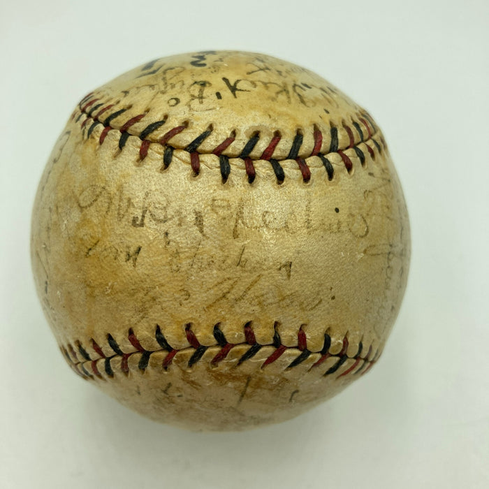 Historic 1925 Pittsburgh Pirates World Series Champs Team Signed Baseball JSA