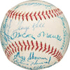 Beautiful 1957 All Star Game Team Signed Baseball Mickey Mantle PSA DNA COA