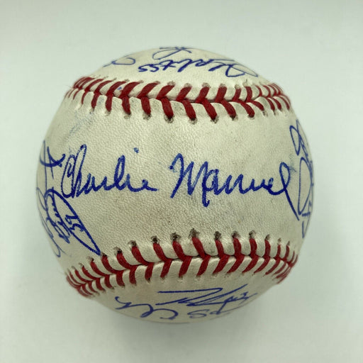 2008 Philadelphia Phillies World Series Champs Team Signed Baseball Beckett COA