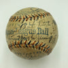 Christy Mathewson Babe Ruth Ty Cobb Ban Johnson Signed 1915 AL Baseball PSA DNA