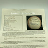 Willie Mays Josh Gibson Jr. Negro League Legends Signed Baseball JSA COA