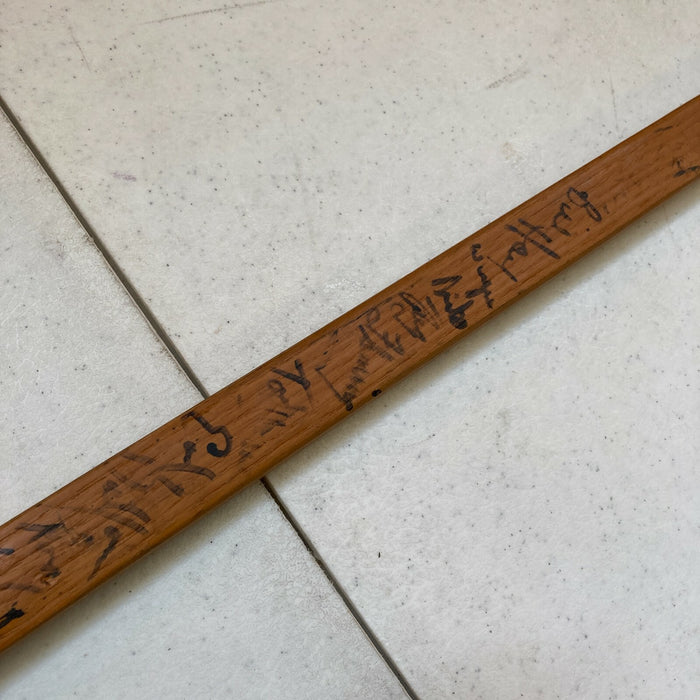 1960-61 Chicago Blackhawks Stanley Cups Champs Team Signed Game Used Stick JSA
