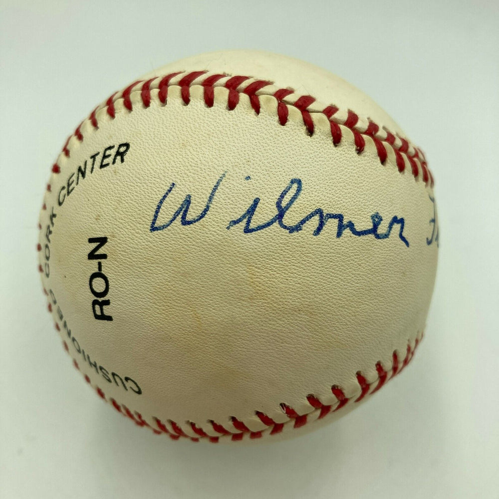 Wilmer Fields Signed Official Major League Baseball Negro League Legend JSA COA