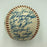 Stunning  1956-1957 Milwaukee Braves Team Signed NL Baseball Hank Aaron JSA COA