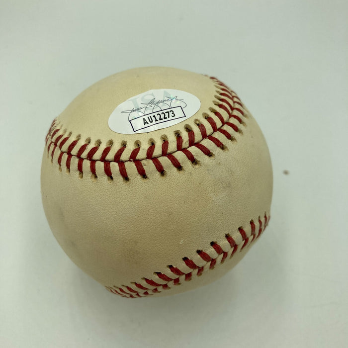 John Huarte Signed Vintage National League Baseball Heisman Trophy Winner JSA