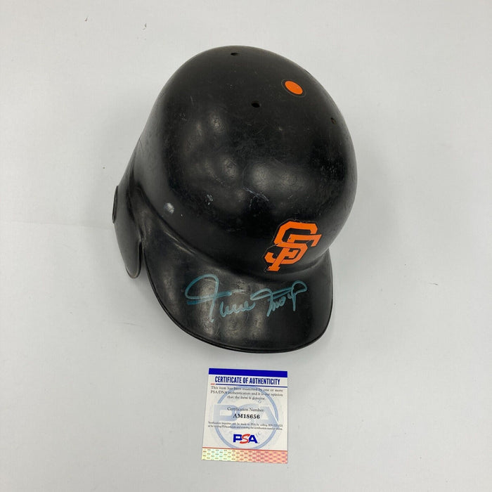 Willie Mays Signed Authentic San Francisco Giants Game Helmet PSA DNA COA