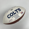Raymond Berry Lenny Moore Gino Marchetti Colts Hall Of Fame Signed Football