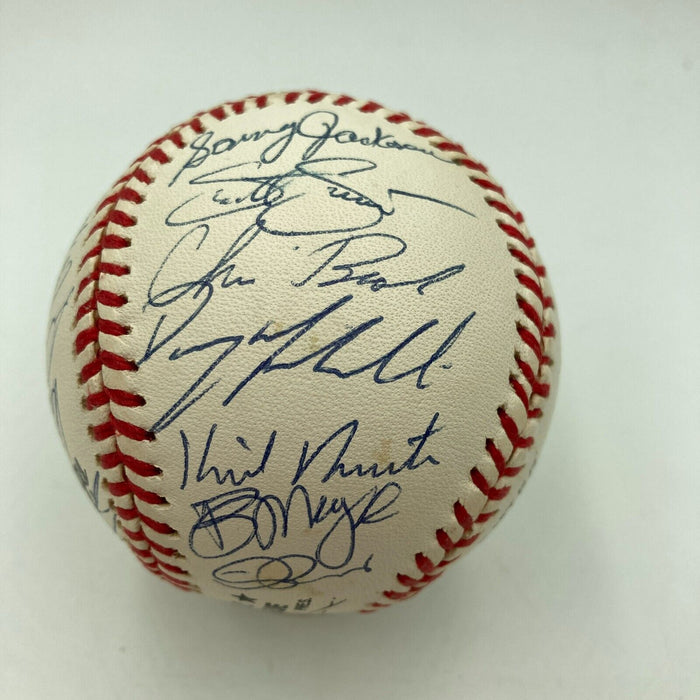 Barry Bonds 1999 San Francisco Giants Team Signed National League Baseball