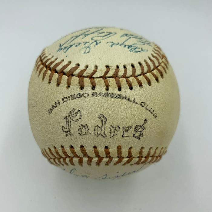 Beautiful 1955 San Diego Padres Team Signed Baseball W/ Ralph Kiner