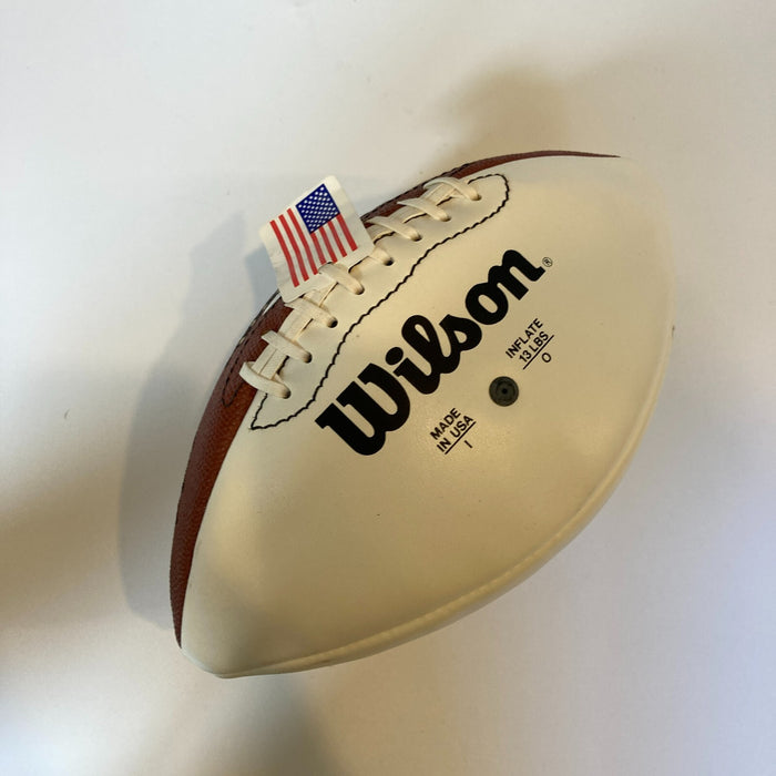 Heisman Trophy Winners Multi Signed Wilson Football 15 Sigs JSA COA