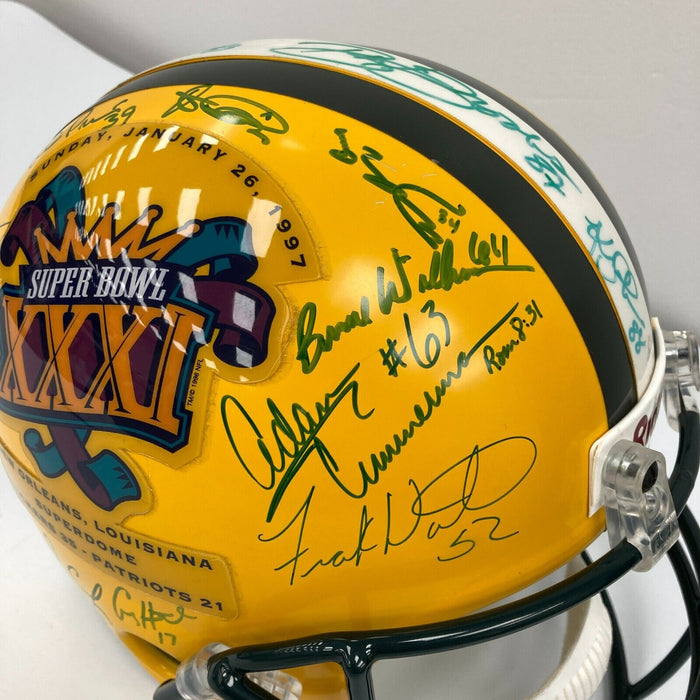 1996 Green Bay Packers Super Bowl Champs Team Signed Full Size Helmet JSA COA