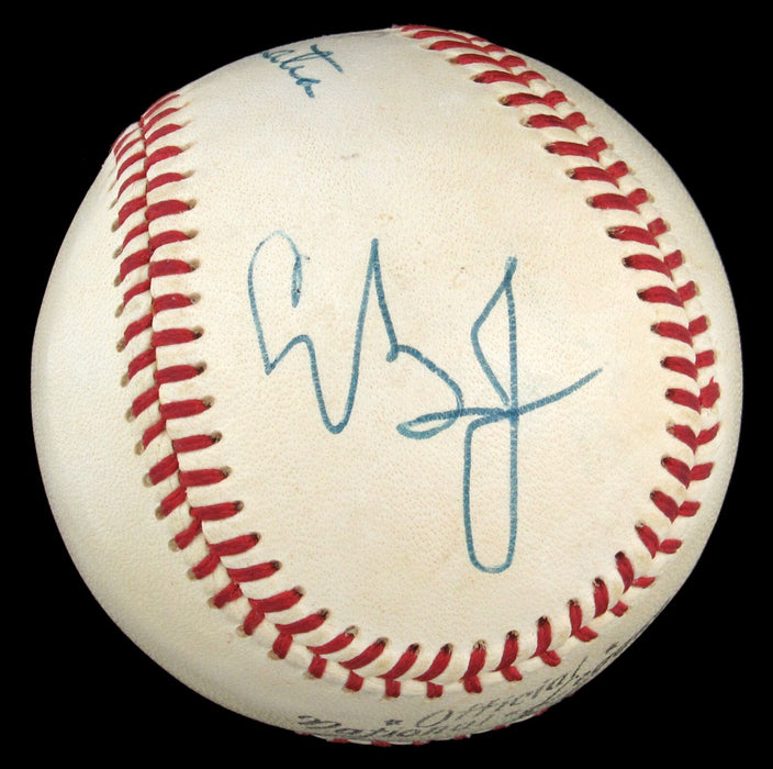 The Finest President Lyndon B. Johnson Signed National League Baseball JSA COA