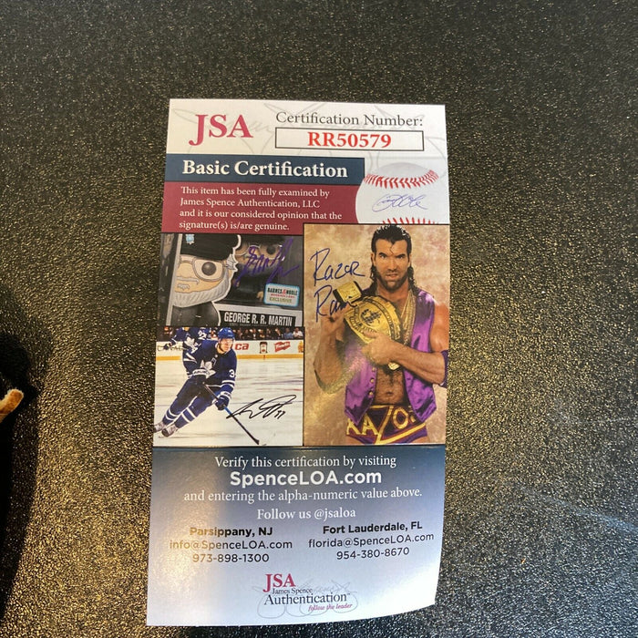 Jimmie Hall Signed 1960's Game Model Baseball Glove 1969 Chicago Cubs JSA COA