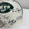 1969 New York Jets Super Bowl Champs Team Signed Authentic Game Helmet JSA COA