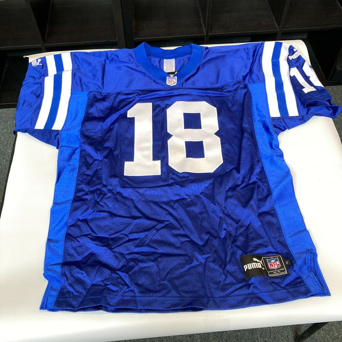 Peyton Manning Signed Indianapolis Colts Game Model Jersey UDA Upper Deck COA