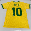 Pele Signed Autographed Brazil Soccer Jersey With Beckett COA