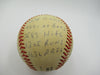 Ernie Banks Signed Heavily Inscribed Career STAT Baseball Reggie Jackson COA