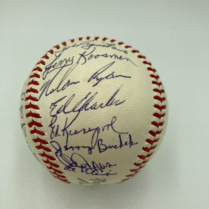 The Finest 1968-69 New York Mets Team Signed Vintage Baseball Nolan Ryan Beckett