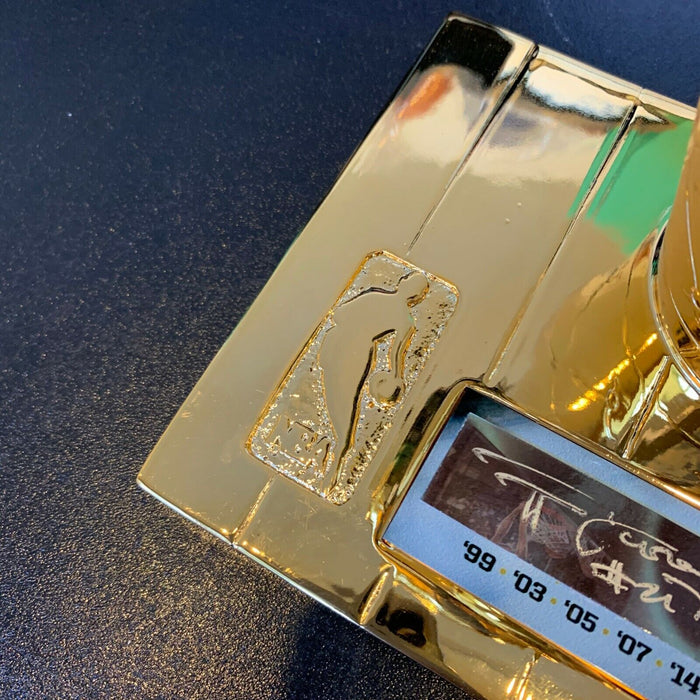 Tim Duncan Signed San Antonio Spurs NBA Championship Trophy With Beckett COA