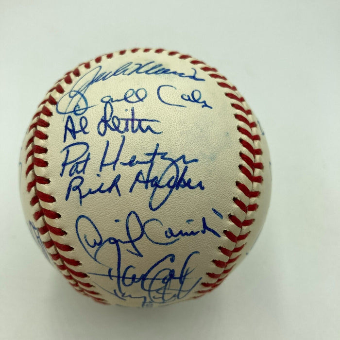 1993 Toronto Blue Jays World Series Champs Team Signed W.S. Baseball JSA COA