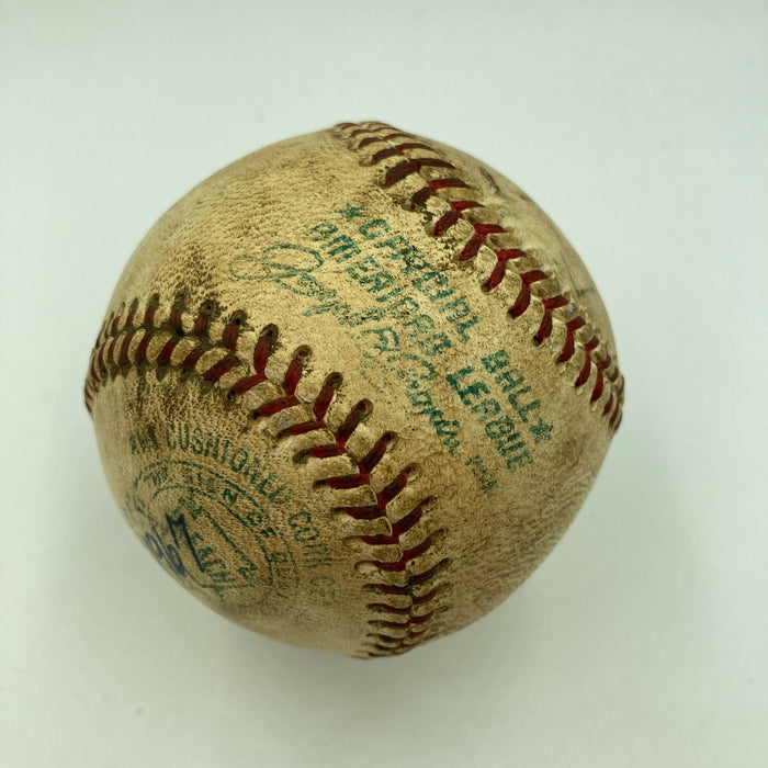 Mickey Lolich Signed Career Win No. 53 Final Out Game Used Baseball Beckett COA