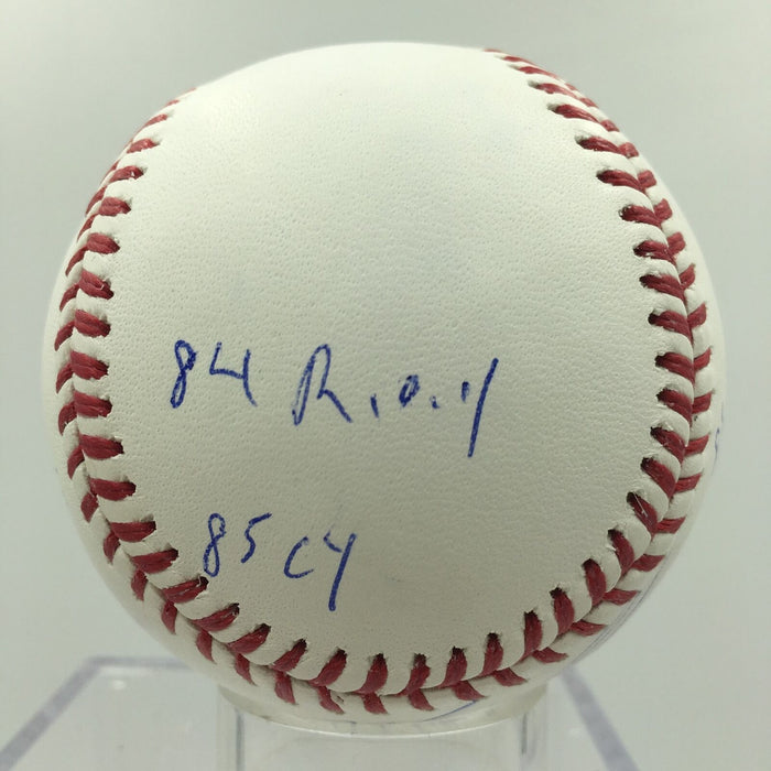 Dwight Doc Gooden Signed Heavily Inscribed MLB Baseball PSA DNA COA