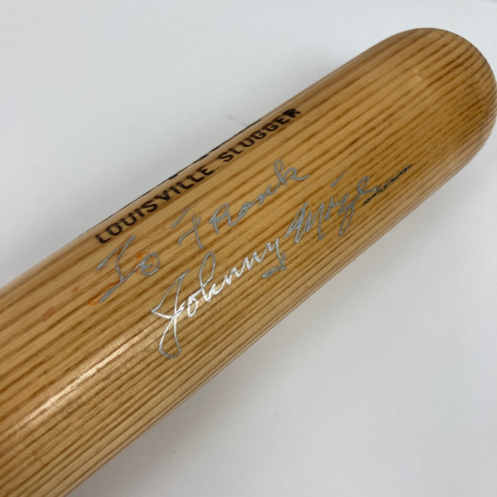 Willie Mays & Johnny Mize Signed Louisville Slugger Baseball Bat JSA COA