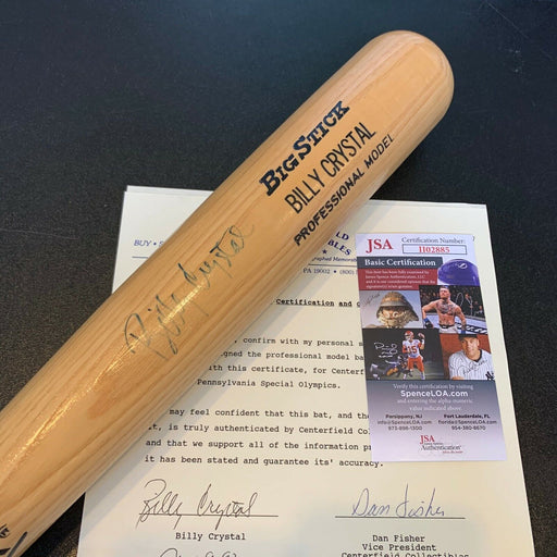 Billy Crystal Signed Personal Model Baseball Bat With JSA COA & Signed Letter