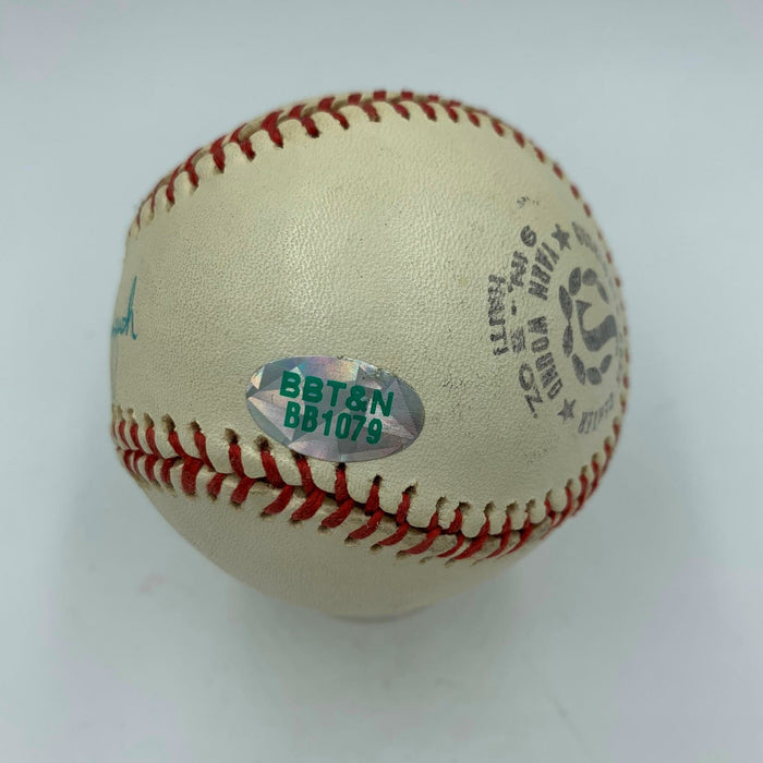 Beautiful Ted Kluszewski Single Signed Autographed Baseball With PSA DNA COA