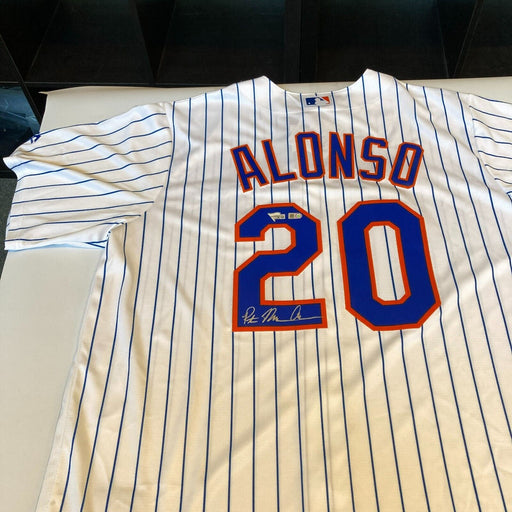 Pete Alonso "Peter Morgan" Full Name Signed New York Mets Jersey Fanatics