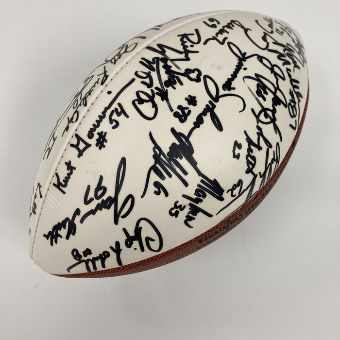 1991 Washington Redskins Super Bowl Champs Team Signed Football JSA COA