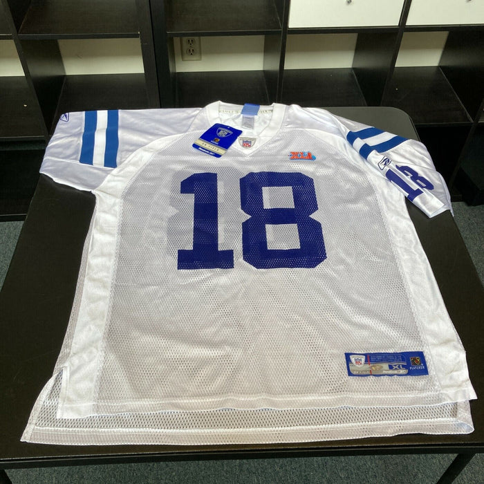 Peyton Manning Signed Super Bowl XLI Indianapolis Colts Game Jersey Steiner COA
