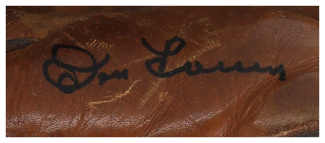 Rare Yogi Berra & Don Larsen Signed 1950's Spalding Baseball Glove Beckett COA