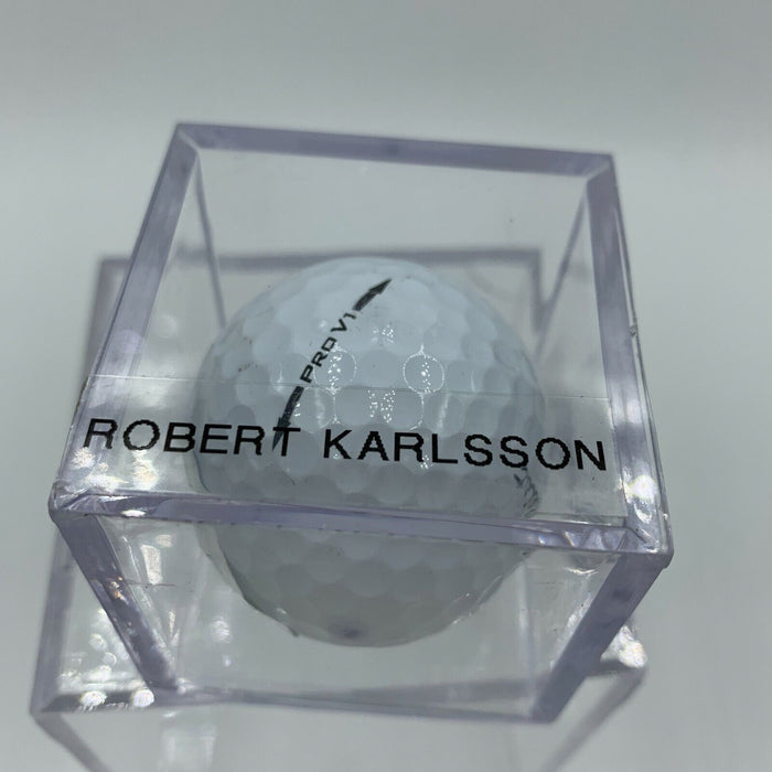 Robert Karlsson Signed Autographed Golf Ball PGA With JSA Sticker