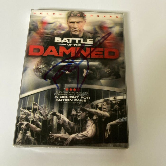 Dolph Lundgren Signed Battle Of The Damned DVD Movie JSA COA