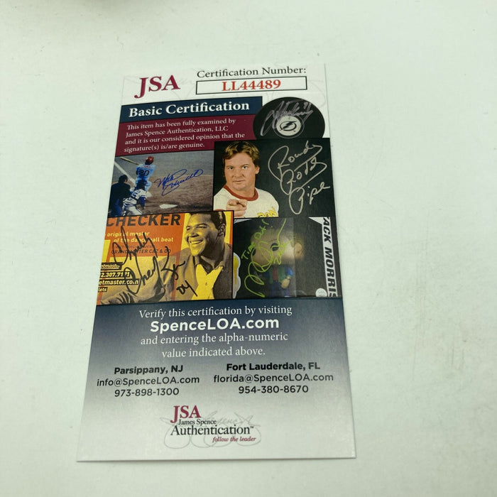 Michael Moriarty & Olympia Dukaki Signed Autographed Baseball Movie Star JSA COA