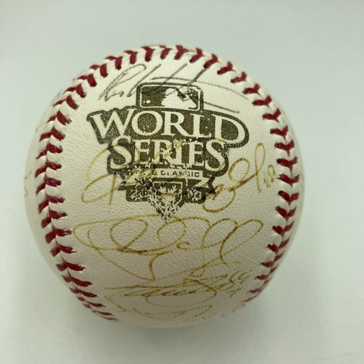 2010 San Francisco Giants World Series Champs Team Signed Baseball PSA DNA COA