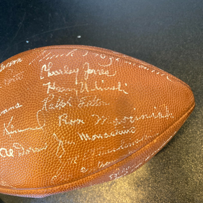 Beautiful 1955 Washington Redskins Team Signed Wilson The Duke Football PSA DNA