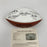 Jim Brown Otto Graham Paul Warfield Lou Groza Signed Browns HOF Football JSA