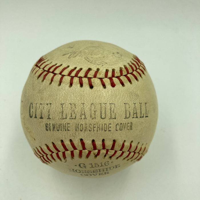 Rare Bobby Roderick Wallace Single Signed Autographed Baseball With JSA COA HOF